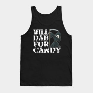 Grim Reaper Halloween Costume TShirt Dab For Candy Tank Top